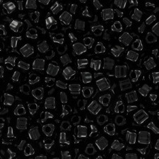 Miyuki triangle beads 8/0 Black TR8-401